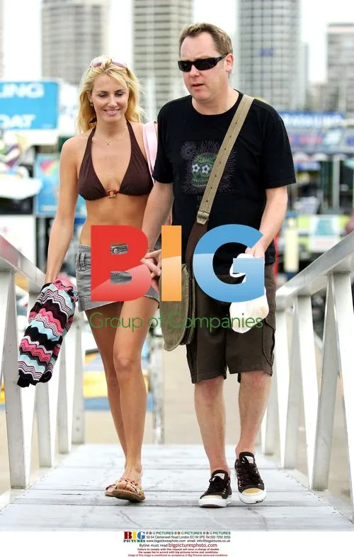 Nancy Sorrell and Vic Reeves on Boat