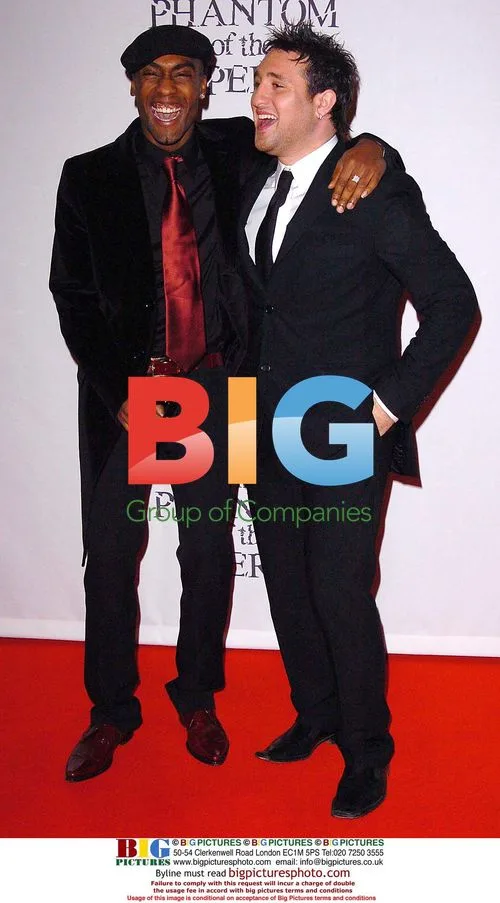 Simon Webbe and Anthony Costa at 'Phantom' premiere