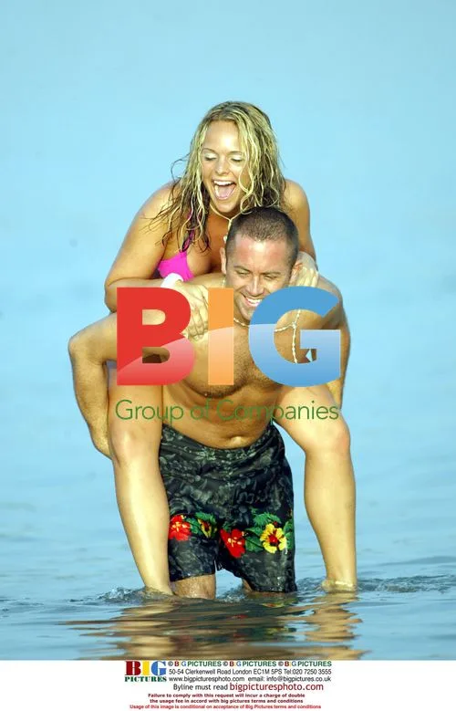 Holly McQuire and Mark Cleary on Holiday in Marbella