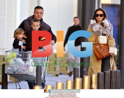 Victoria Beckham and Sons Shopping in Madrid