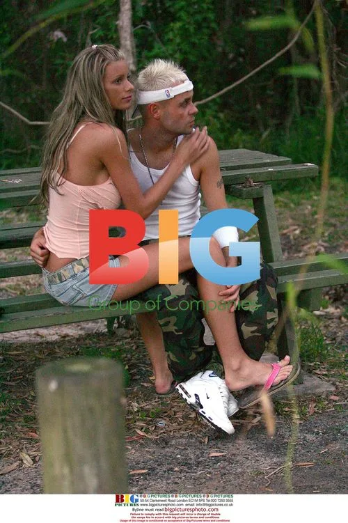 Emma b and Brian Harvey in Australian Jungle