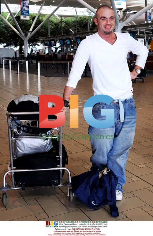 Fran Cosgrave and Adee arrive at Brisbane Airport