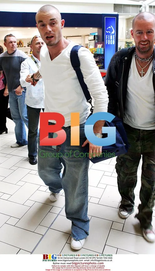 Fran Cosgrave and Adee Arrive at Brisbane Airport