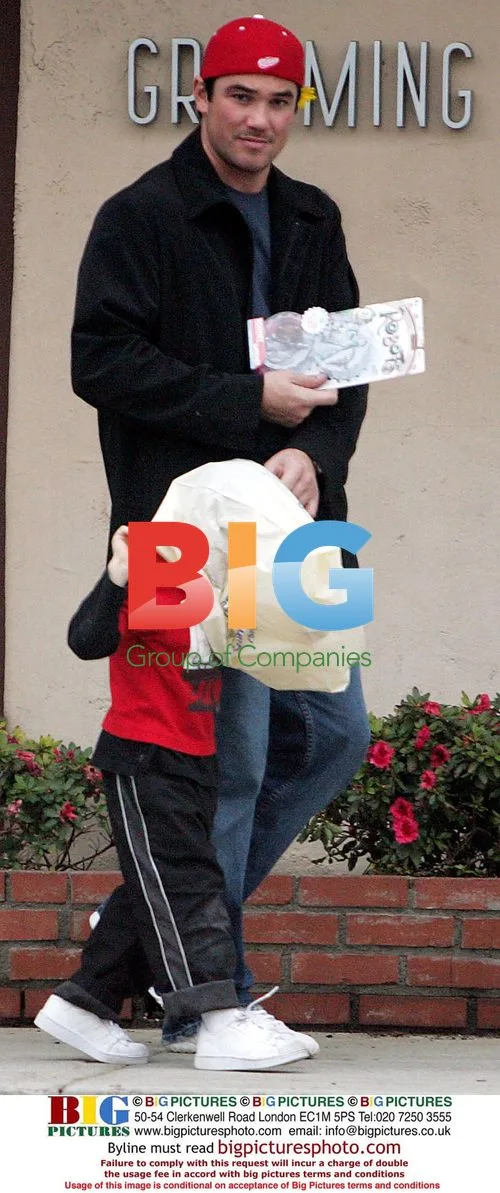 Dean Cane and Son in Malibu