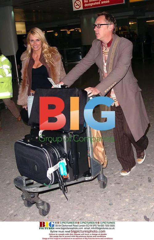 Nancy Sorrell and Vic Reeves Arrive from I'm A Celebrity