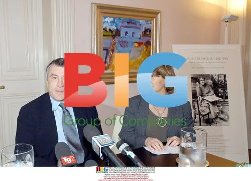 Robert De Niro at Art Exhibition Press Conference