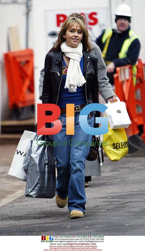 Samia Ghadie Walks to Coronation Street Studios