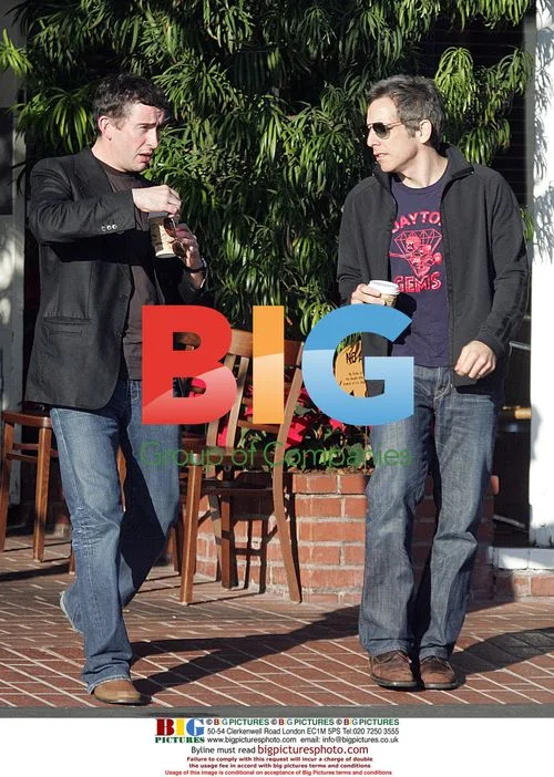 Steve Coogan and Ben Stiller Meet for Lunch