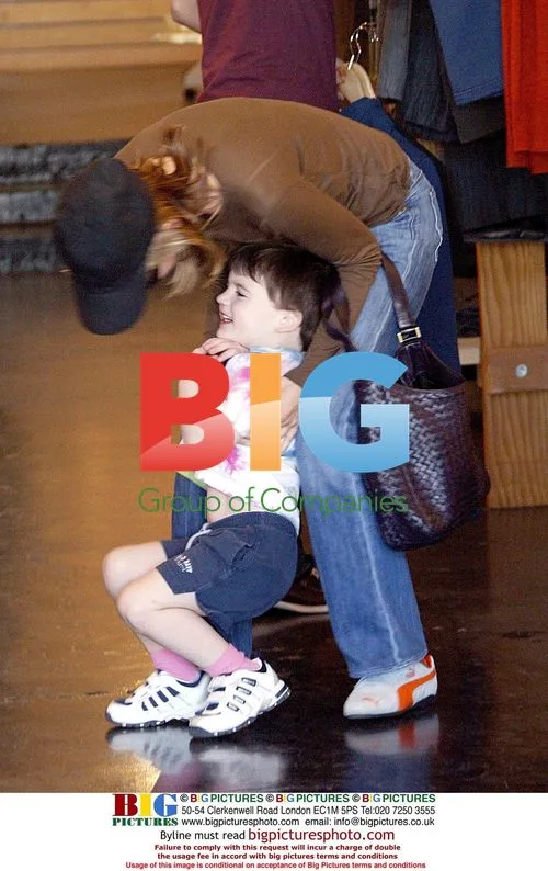 Calista Flockhart and son Liam go shopping