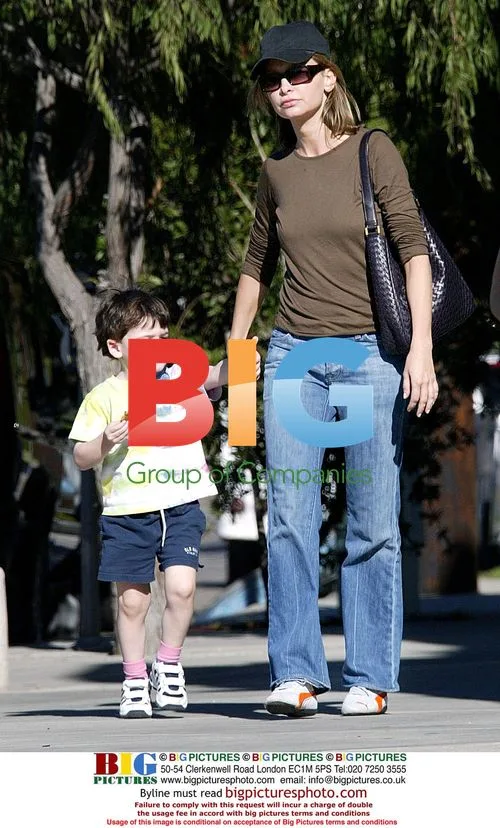Calista Flockhart and son Liam go shopping