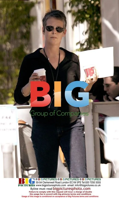Jamie Lee Curtis and son Thomas in Beverly Hills