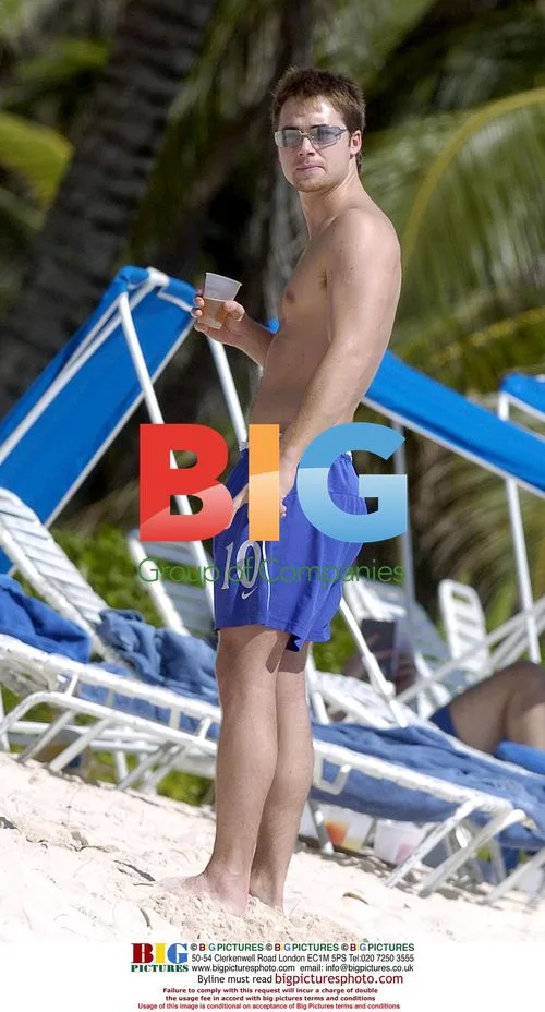 Hollyoaks Couple on Barbados Beach