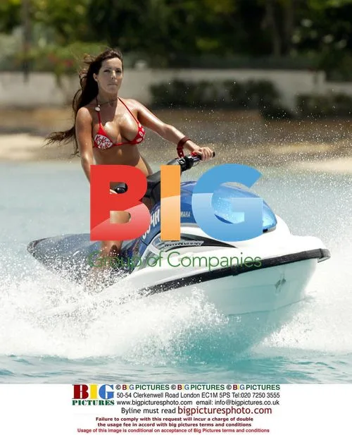 Coralie on Jetski in Caribbean