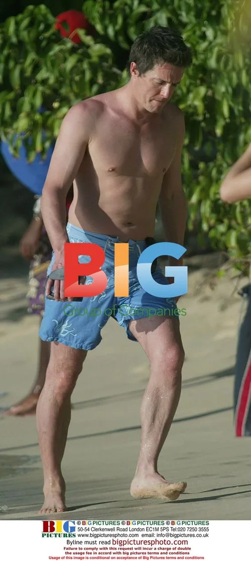 Hugh Grant on Holiday in Barbados