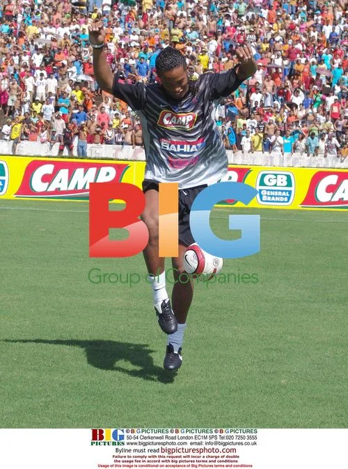 Ronaldinho at Charity Football Match
