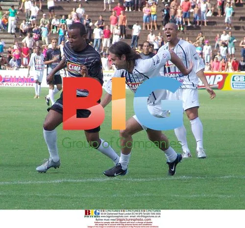 Ronaldinho at Charity Football Match