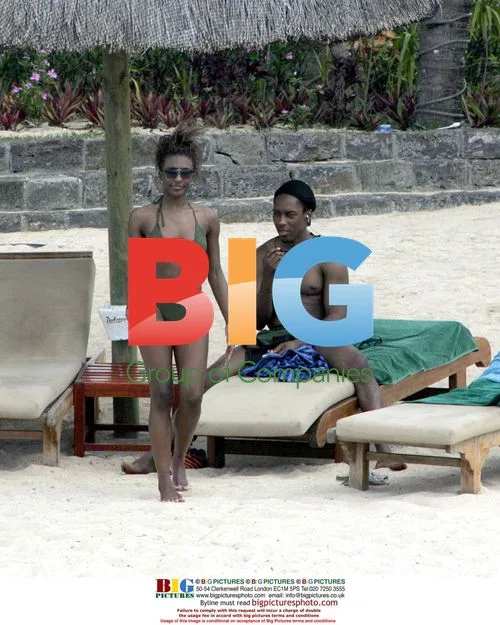 Singer Lamar on Holiday in Mauritius
