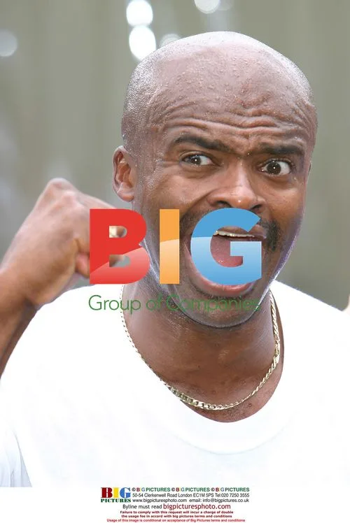 Chris Akabusi at Charity Football Match