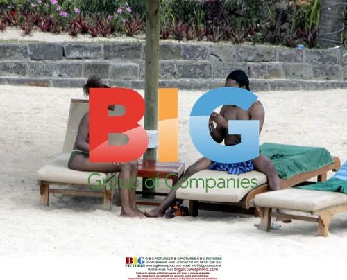 Singer Lamar on Holiday in Mauritius