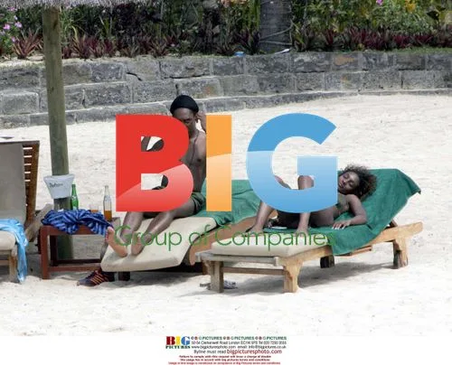 Singer Lamar on Holiday in Mauritius