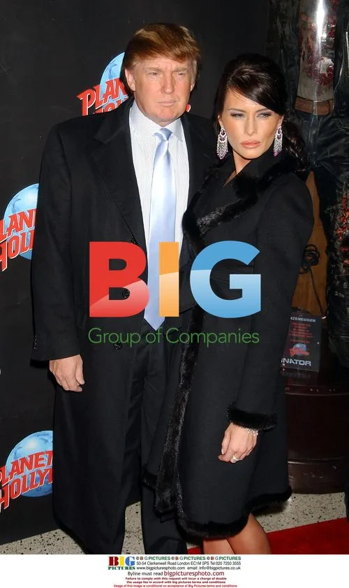 Donald Trump and Melania Knauss at 'The Apprentice' Screening