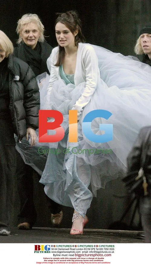 Kiera Knightley Filming 'Jacket' in Glasgow