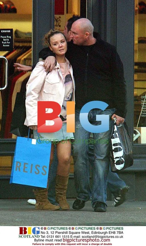 Actress Charlie Brookes Shopping with Boyfriend