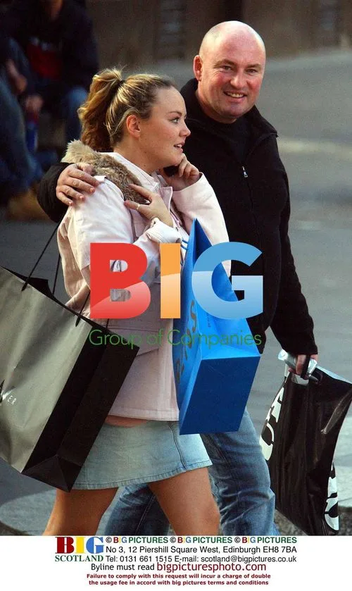 Charlie Brookes shopping with boyfriend