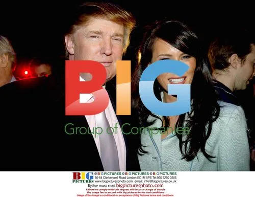 Trump and Melania at NY Fashion Week 2004