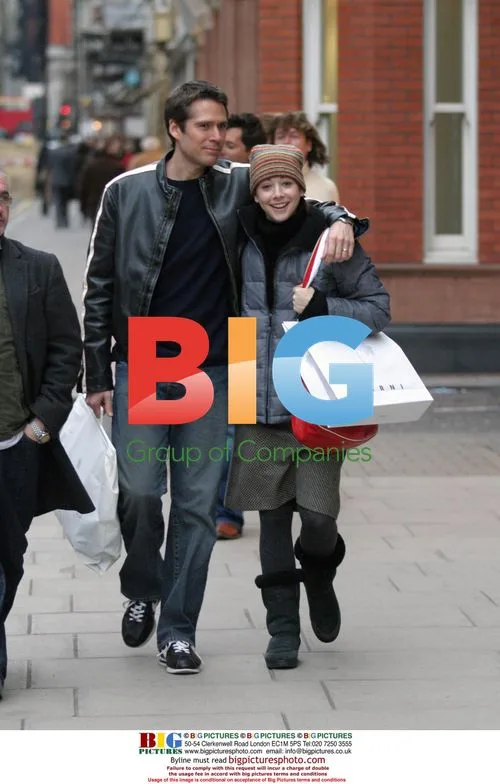 Alyson Hannigan and Alexis Denisof Shopping in Knightsbridge