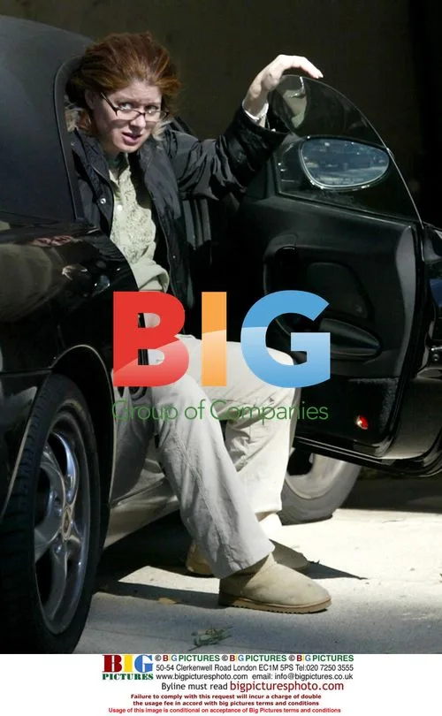 Debra Messing Has Car Trouble