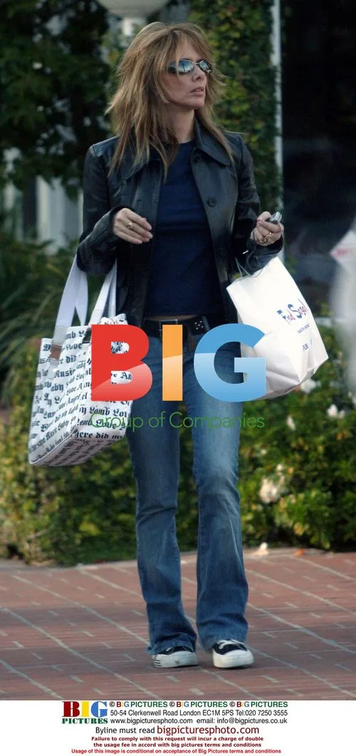 Rosanna Arquette Shopping in Santa Monica