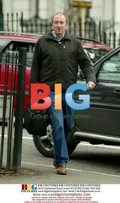 Simon Day Looks Worried in London