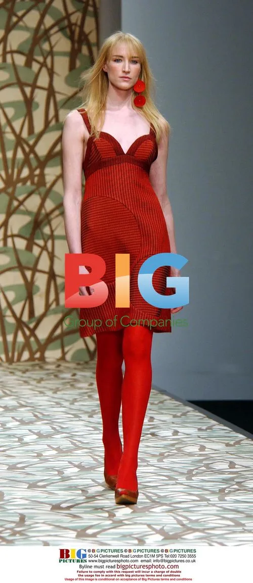 Model on Catwalk at Eley Kishimoto Show