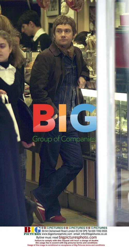 Martin Freeman Buying Meat in London