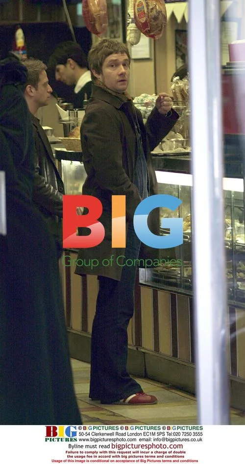 Martin Freeman Buying Meat in London