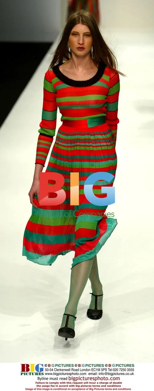 Model on the Catwalk at LFW 2004