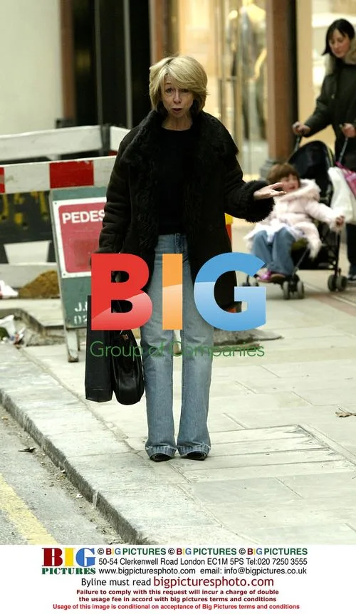 Helen Worth shopping in London