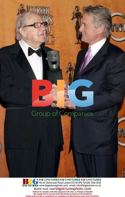 Karl Malden & Michael Douglas at SAG Awards 2004
