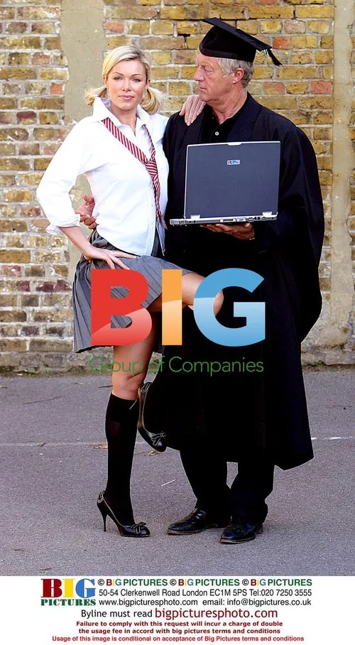 Model Nell Mcandrew and Chris Tarrant at Tesco Vouchers Launch
