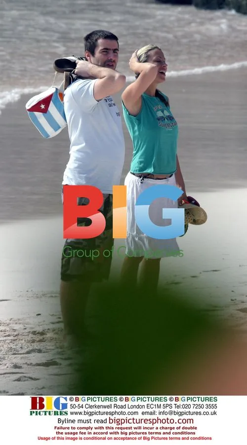 Liam Gallagher and Natalie Appleton with son Gene on vacation