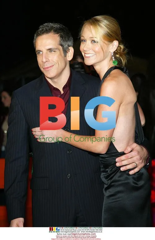 Ben Stiller and Christine Taylor at 'Starsky & Hutch' Premiere