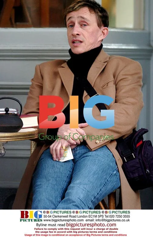 Jasper Conran Enjoying Coffee in London