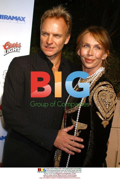 Sting and Trudie Styler at Miramax Pre-Oscar Party