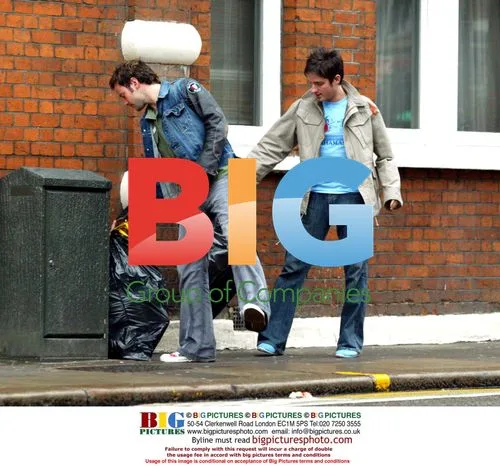 Fame Academy Students Alistair Griffin and James Fox Littering