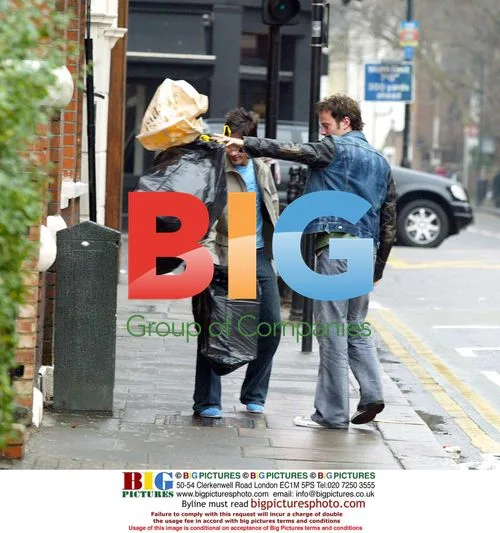 Fame Academy students litter in Chelsea