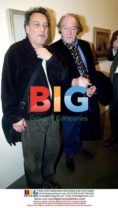 Stephen Friers and Michael Gambon at book launch