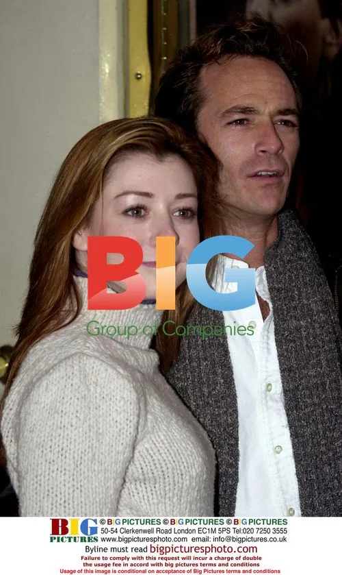 Alyson Hannigan and Luke Perry at 'When Harry Met Sally' Photocall