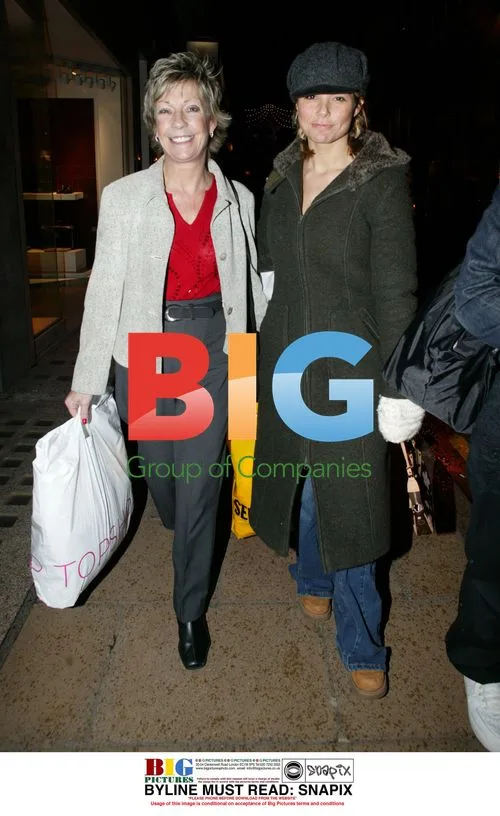 Jackie Degg Out Shopping in London