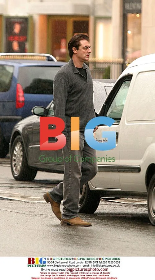 Chris North in Paris for 'Sex in the City' Shoot